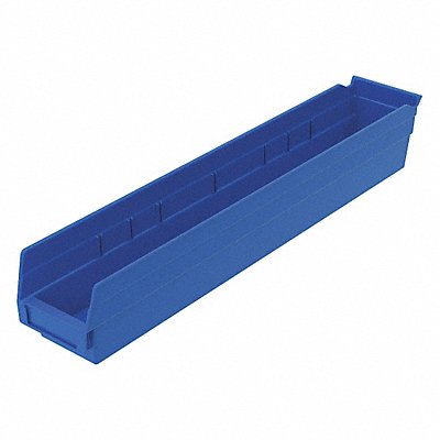 F8872 Shelf Bin Blue Indstr Grd Poly 4 in