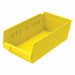 Shelf Bin Yellow Indstr Grd Poly 4 in