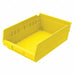 F8877 Shelf Bin Yellow Indstr Grd Poly 4 in