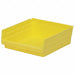 F8874 Shelf Bin Yellow Indstr Grd Poly 4 in