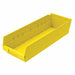 Shelf Bin Yellow Indstr Grd Poly 4 in