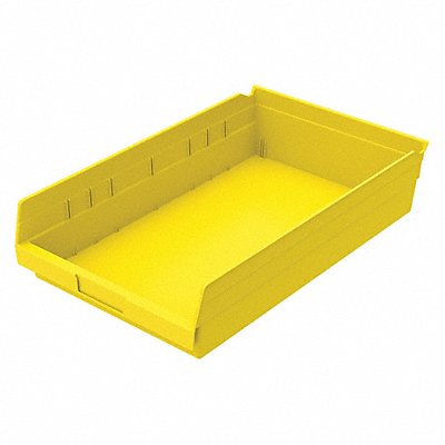 F8873 Shelf Bin Yellow Indstr Grd Poly 4 in