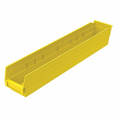 F8872 Shelf Bin Yellow Indstr Grd Poly 4 in