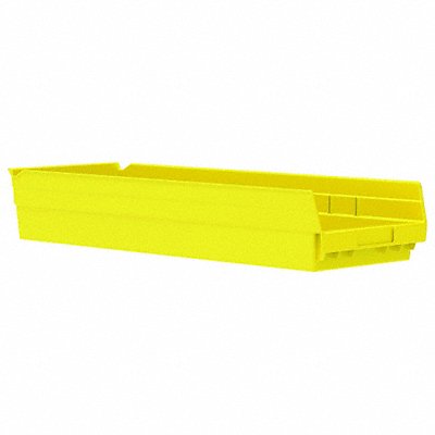 F8871 Shelf Bin Yellow Indstr Grd Poly 4 in