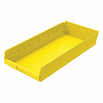 F8909 Shelf Bin Yellow Indstr Grd Poly 4 in