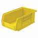 F8647 Hang and Stack Bin Yellow Plastic 3 in