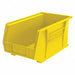 F8697 Hang and Stack Bin Yellow Plastic 7 in