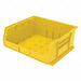 F8696 Hang and Stack Bin Yellow Plastic 7 in