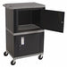 Audio-Visual Cart 200 lb Gray 24 in L