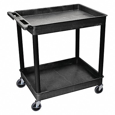 Utility Cart 400 lb Cap. PE 2 Shelves