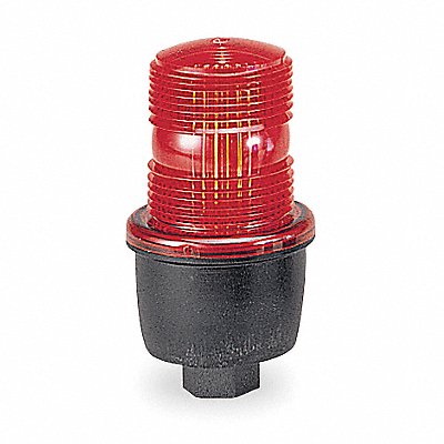 Low Profile Warning Light Strobe Red