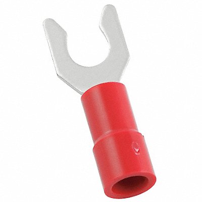 Fork Terminal Tin Copper Red PK100