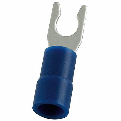 Fork Terminal Tin Copper Blue PK100