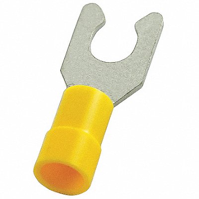 Fork Terminal Tin Copper Yellow PK50