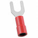 Fork Terminal Tin Copper Red PK100