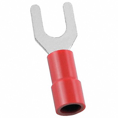 Fork Terminal Tin Copper Red PK100