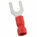 Fork Terminal Tin Copper Red PK100