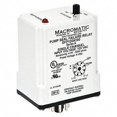 Pump Seal Failure Relay 120VAC