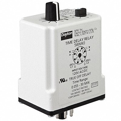 H7807 SinFunTimeDelayRelay 24VAC/DC 8Pins