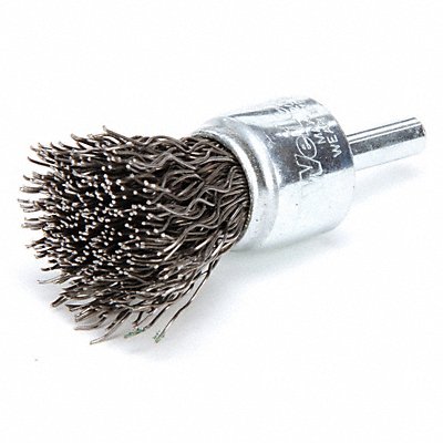 Crimped Wire End Brush Steel 3/4 In.