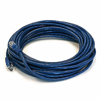 Patch Cord Cat 6 Booted Blue 30 ft.