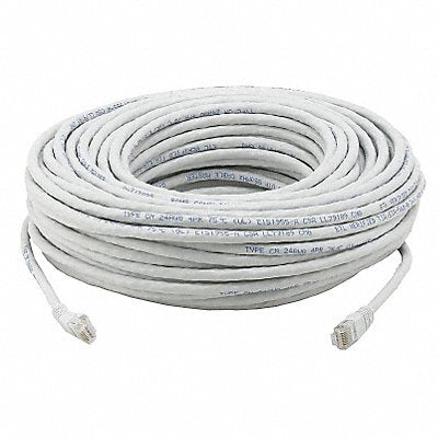 Patch Cord Cat 6 Booted White 100 ft.