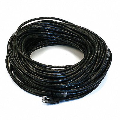 Patch Cord Cat 6 Booted Black 100 ft.