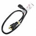 Extension Cord 2ft 16Ga 13A SJT Blk