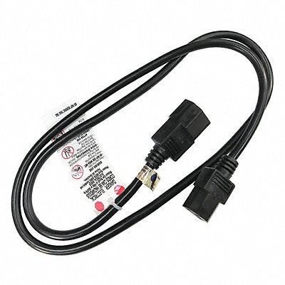 Powr Cord IEC C14 SJT 3 ft Blk 10A 18/3