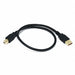 USB 2.0 Cable 1-1/2 ft.L Black