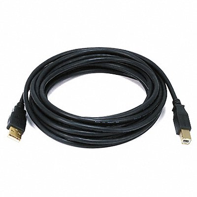 USB 2.0 Cable 15 ft.L Black