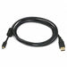 USB 2.0 Cable 3 ft.L Black