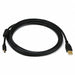 USB 2.0 Cable 6 ft.L Black