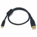 USB 2.0 Cable 1.5 ft.L Black