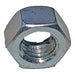 Hex Nut Steel Overall W 7/8in PK25