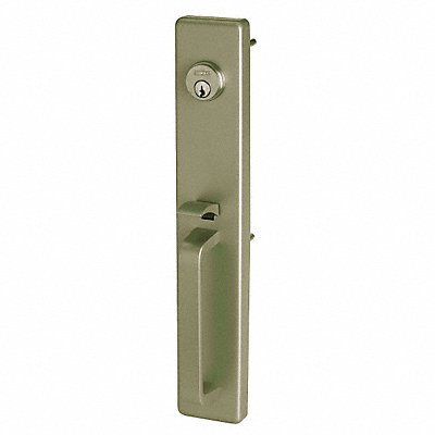 Escutcheon Pull w/Lock and Thumbpiece