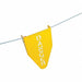 Stamped Steel Warning Flag 11-1/2 in H