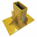 Guardrail Post Stair Mount 6 in W