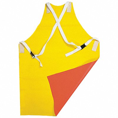 Flame-Resistant Ins. Apron Ylw/Orng 42In