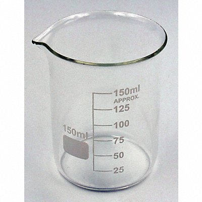 Beaker 150 mL 80 mm H 60 mm Dia PK12