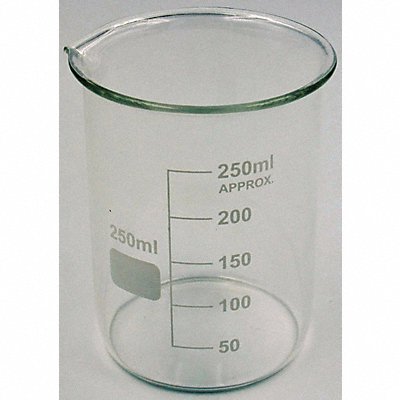 Beaker 250 mL 95 mm H 70 mm Dia PK12