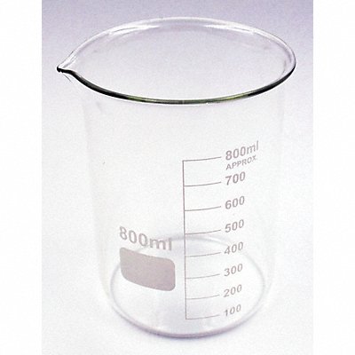 Beaker 800 mL 135 mm H 100 mm Dia PK6