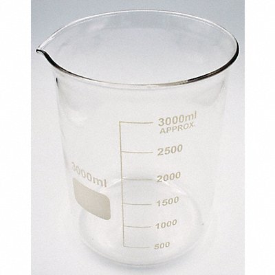 Beaker 3 L 210 mm H 152 mm Dia PK4