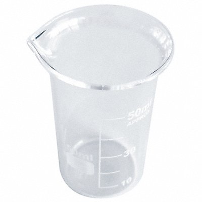 Beaker 50 mL 67 mm H 40 mm Dia PK12