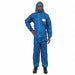 Hooded Coverall Elastic Blue 3XL PK25