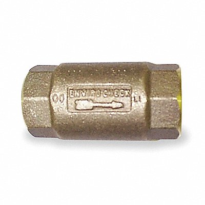 Spring Check Valve Brass 1-1/2 FNPT