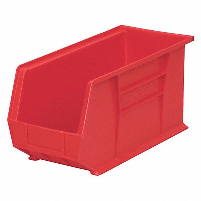 F8694 Hang and Stack Bin Red Plastic 9 in