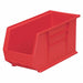 F8694 Hang and Stack Bin Red Plastic 9 in