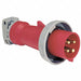 IEC Pin and Sleeve Plug 100 A Red 3Pl