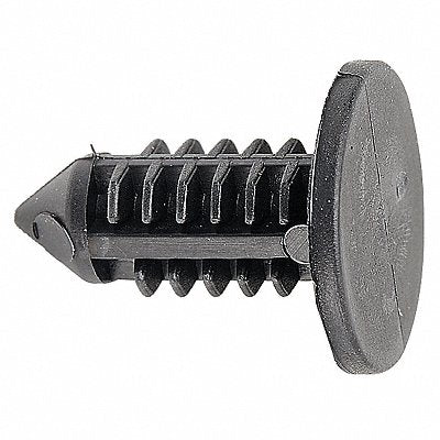 Push-In Rivet Black Dome PK50